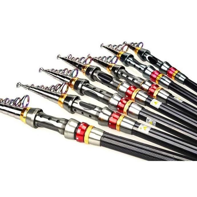 Fishing Antena Joran Walesan Pancing Ikan Carbon Fiber Teleskopik