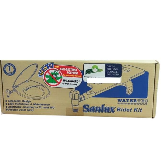 WATERTEC Sanlux Bidet Seat FBD-E02021 Putih | Toilet Bidet Seat