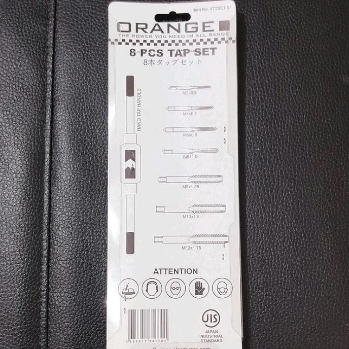 Gagang Hand tap die set 8 pcs Drat baut snei senai