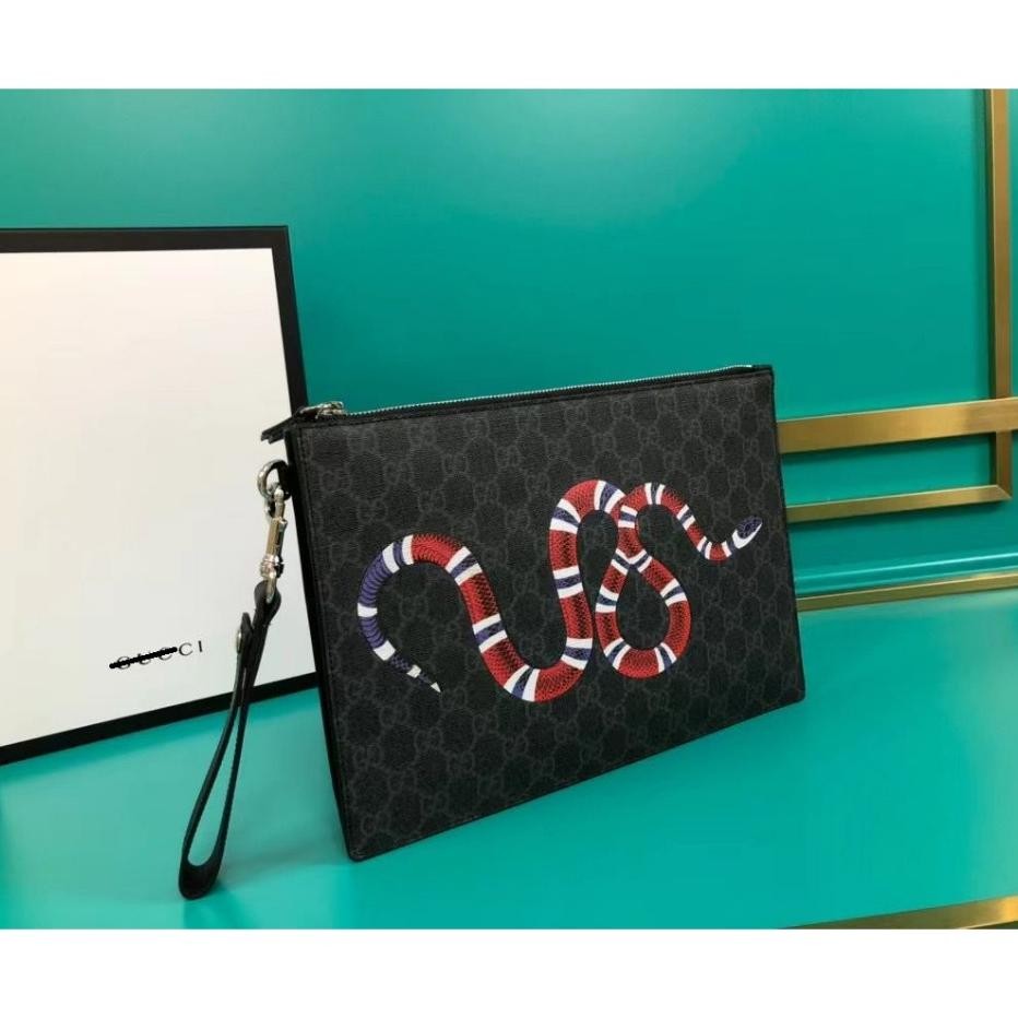 Clutch Gchy121 Unisex Handbag Monogram Snake For Men And Women Branded Hh Quality