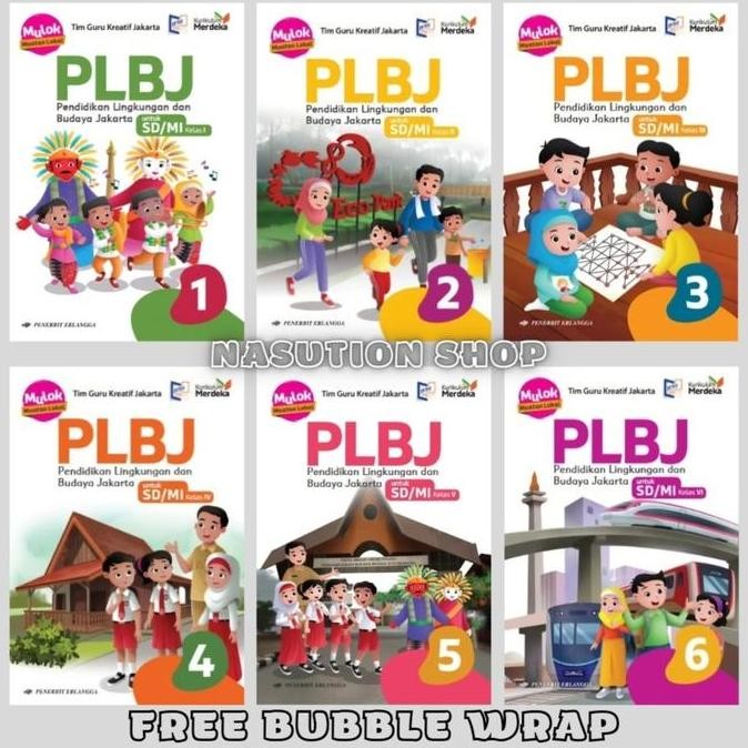 Buku PLBJ Kelas 1 2 3 4 5 6 SD/MI Penerbit Erlangga Kurikulum Merdeka Original Redy 