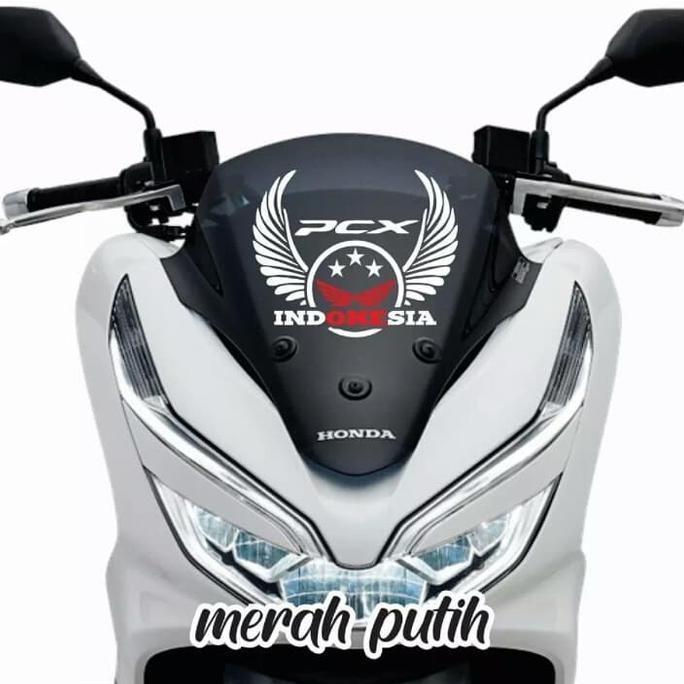Ready  Sticker Tameng Motor Pcx Ukuran Besar Keren Slabor Motor