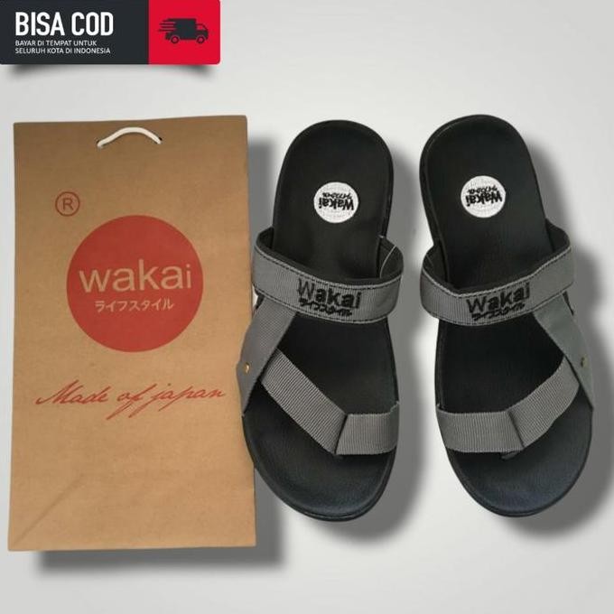 Sandal Pria Jepit Gunung + Sendal Wakai + Bahan Tali Sole TPR Original