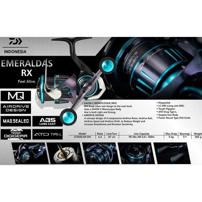 TERMURAH - REEL. DAIWA 23EMERALDAS RX LT2500-XH-DH