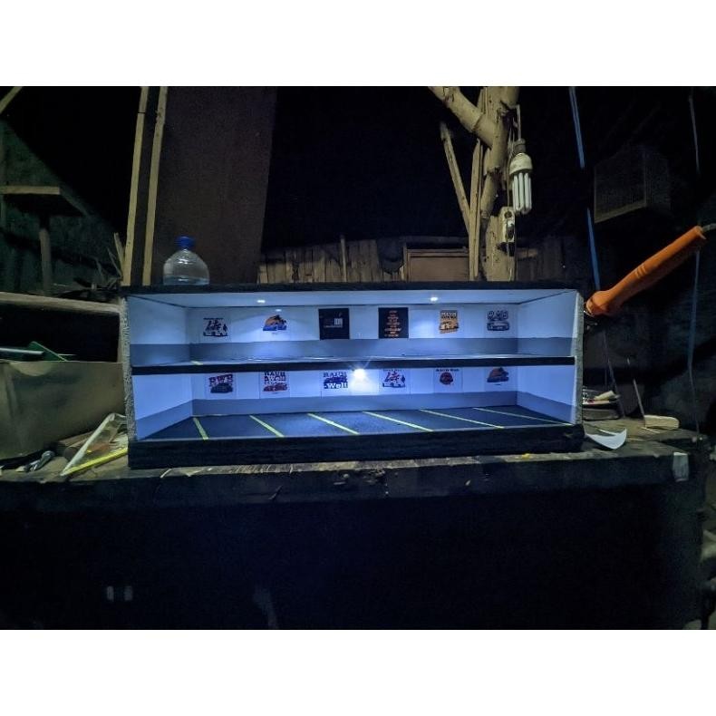 [Kecil Diorama Parkir Basement Diecast Hotweels Berlampu Aw-96