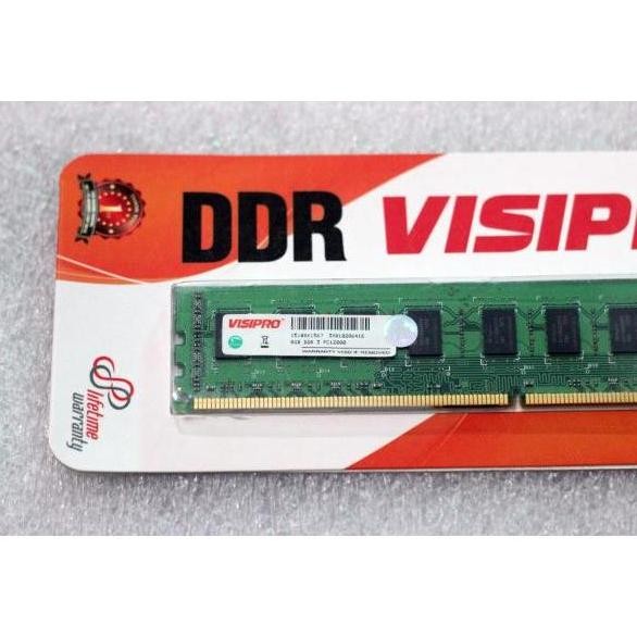 VISIPRO Memory RAM 8 GB DDR3 PC12800 MOTHERBOARD PC