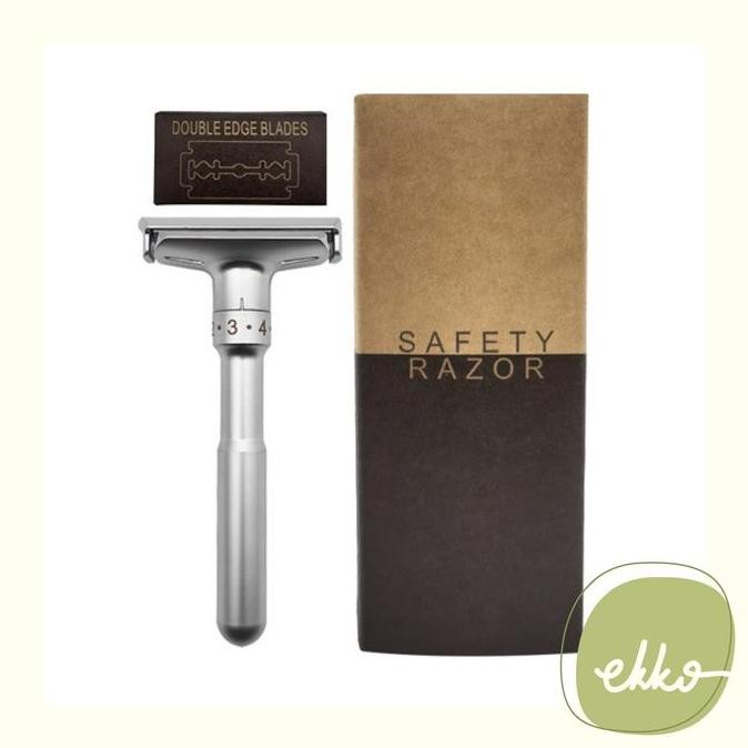 Safety Razor (QSHAVE) / Double Edge Razor / Alat Cukur Eco Friendly