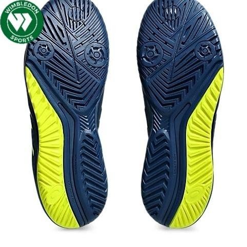 Sepatu Tenis Asics Gel Resolution 9 MAKO BLUE SAFETY YELLOW/ Asics Gel Resolution Tennis Shoes