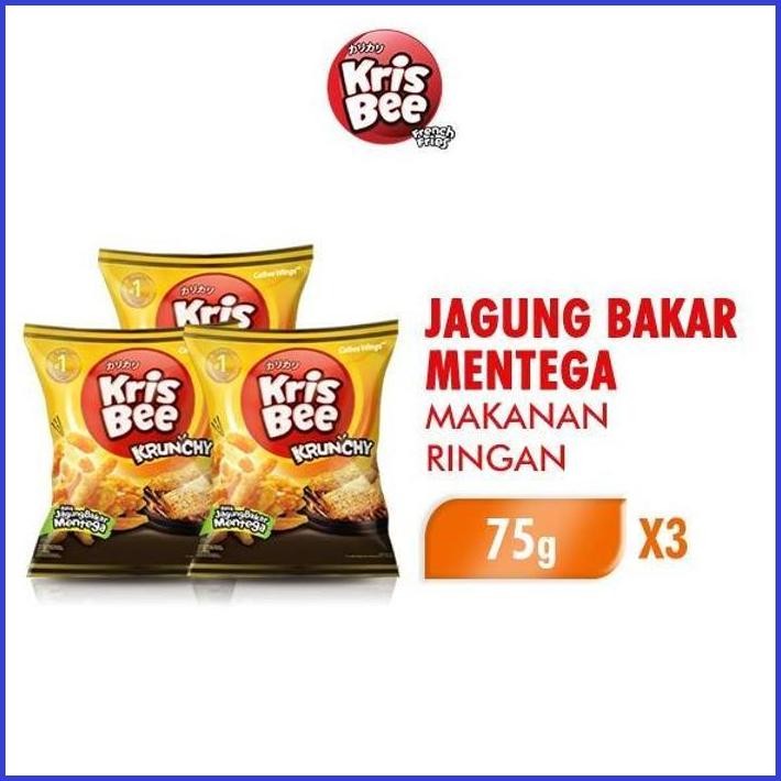 

KRISBEE KRUNCHY MAKANAN RINGAN JAGUNG BAKAR MENTEGA 75G X3