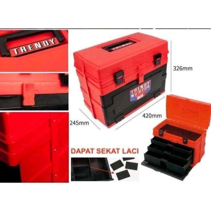 BOX TRENDY 8200 JAPAN BOX TAMIYA MEIHO TRENDY