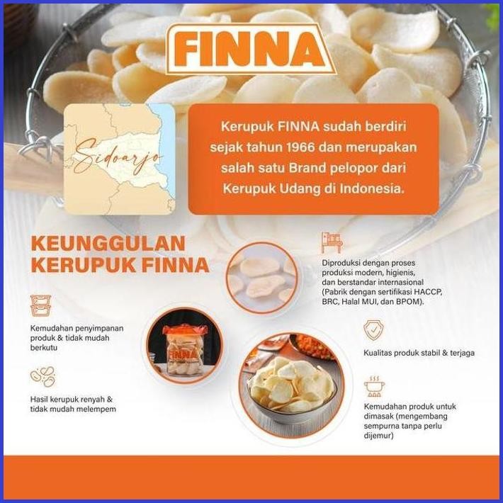 

FINNA KERUPUK UDANG CLASSIC STICK 400 GR