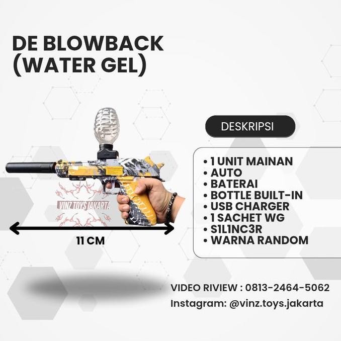 MAINAN TEMBAKAN WATER GEL/ELECTRIC GEL BLASTER - TOY GUN - AUTOMATIC