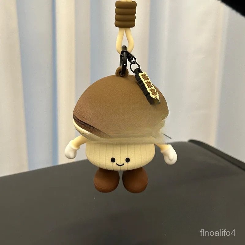 

Cute Cartoon Mushroom Earphone Storage Bag Mini Coin Purse Creative Vegetable Keychain Fun Bag Pendant