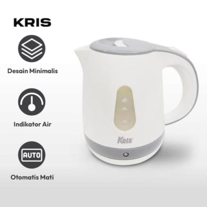 KRIS teko listrik pemanas air 1 liter
