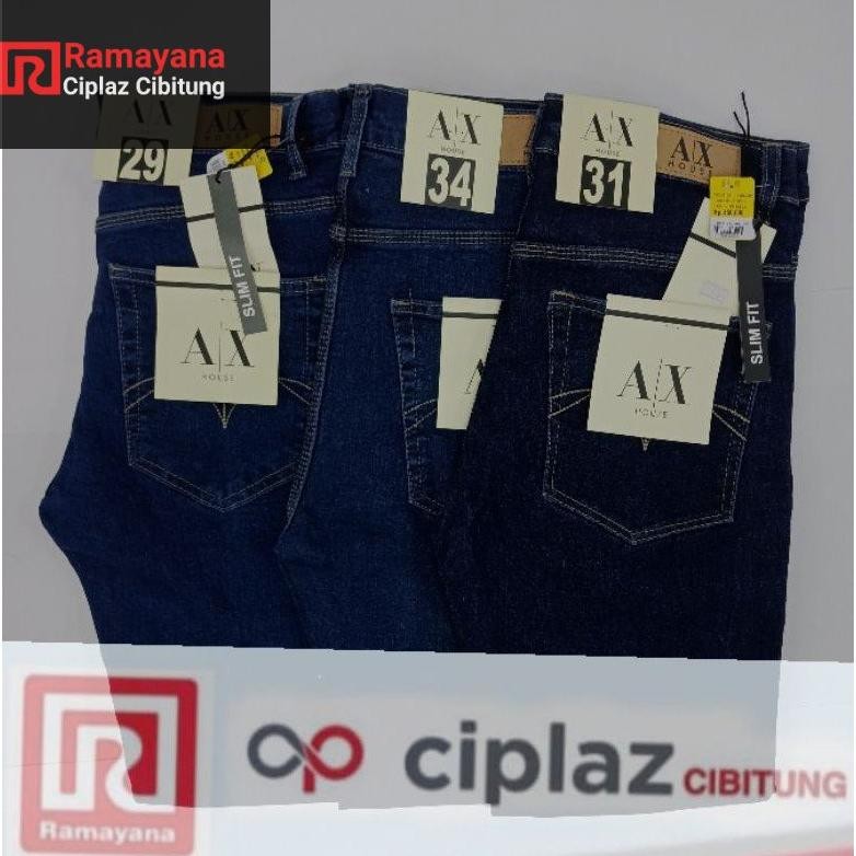 9.9 Celana Jeans Original Ax House / Slimfit / Ramayana Cibitung Azq-16