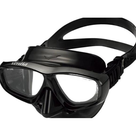Diving Mask Gull Ventia Black Silicone Black