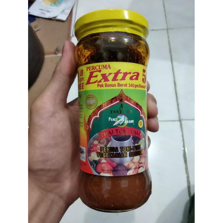 

Thai Tom Yam / Tom Yum Vegetarian Merk Peace Brand 340Gr