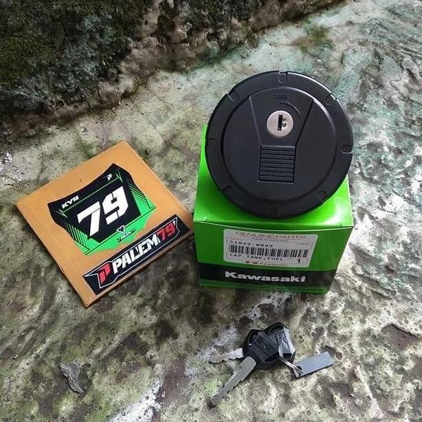 Ready !!! Tutup Tangki Ori KLX 150 S L BF - Kunci Dtracker - Konci Tank New DT