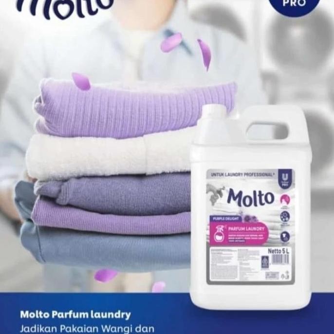 Ready Stock Molto Parfum Laundry 5Liter