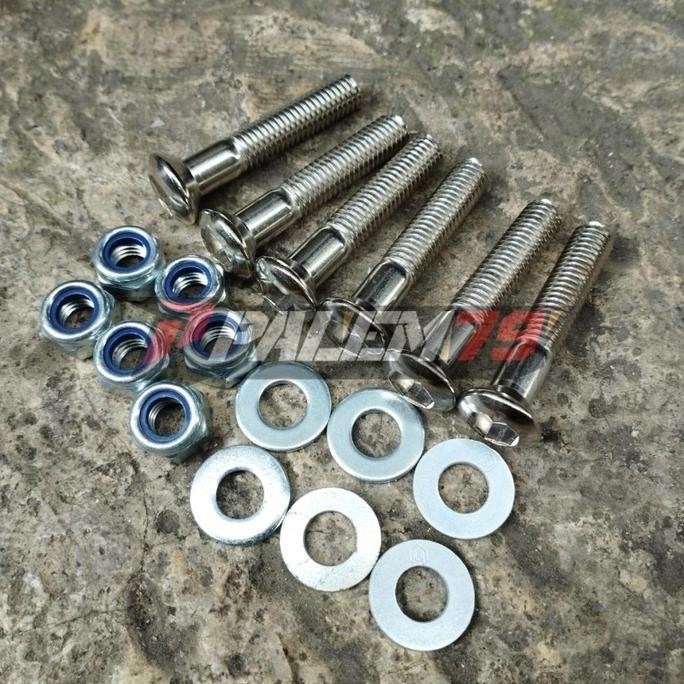 Ready  Baut Mur Spacer Gear Dtracker KLX 250 Baud Baja Locknut Spaser Gir