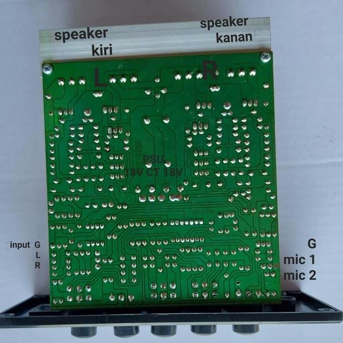 KIT POWER AMPLIFIER SPEAKER AKTIF STEREO KARAOKE MIC MP3 BLUETOOTH