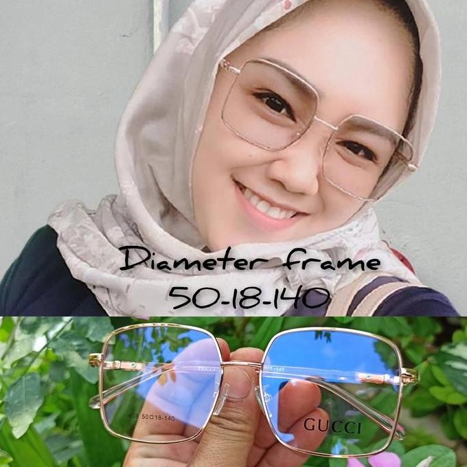 kacamata wanita lensa blueray