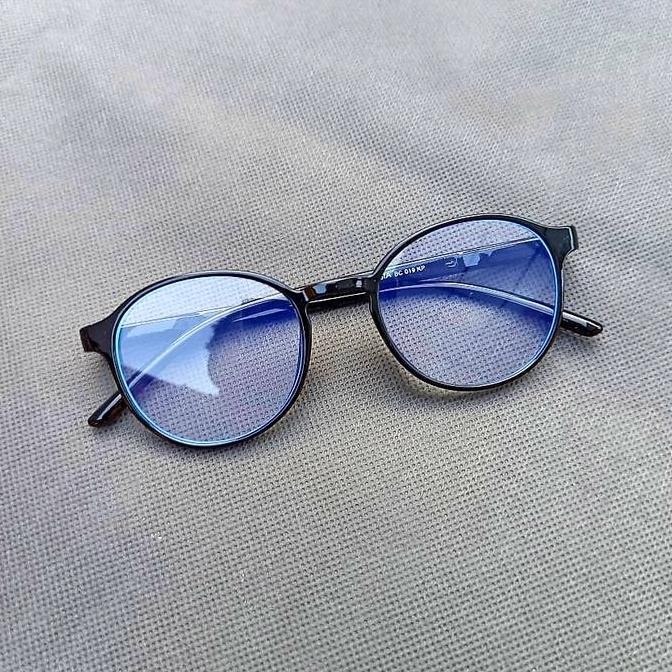 KACAMATA MINUS, ANTI RADIASI BLUERAY, FRAME KACAMATA OVAL PRIA WANITA