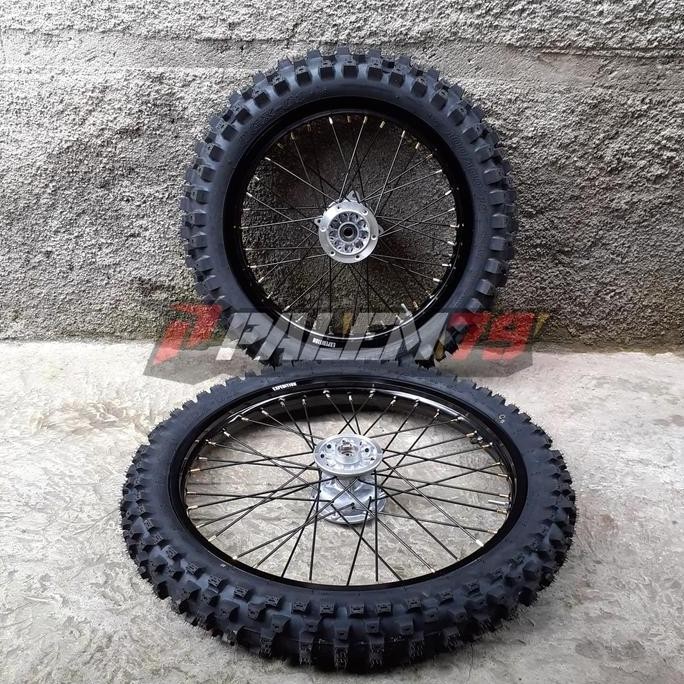 Ready  Wheelset Trail 21 18 Ban Dunlop KLX Dtracker 150 Velg Expedition