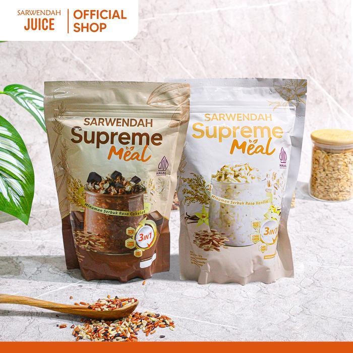 

DD [ 2 pouch ] Promo 2 pcs Supreme Sarwendah Meal / Meal Oat sebagai Sarapan BPOM