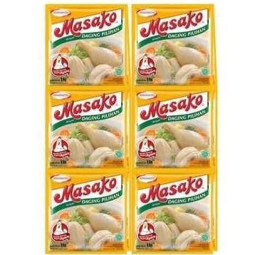 

Masako 1 Renceng 12 Pcs - Kaldu Bubuk Rasa Ayam dan Sapi