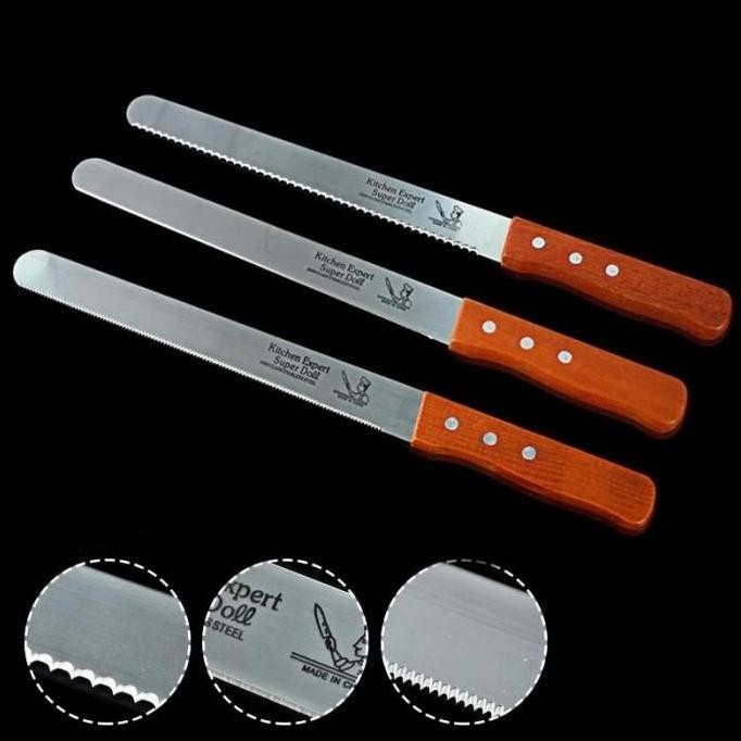 Pisau Roti Tawar / Pisau Kue / Pisau Serbaguna / Piso Roti Manis