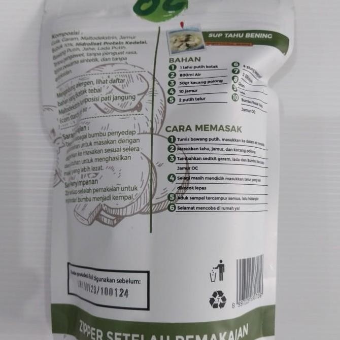 

kaldu jamur organic center 80 gr