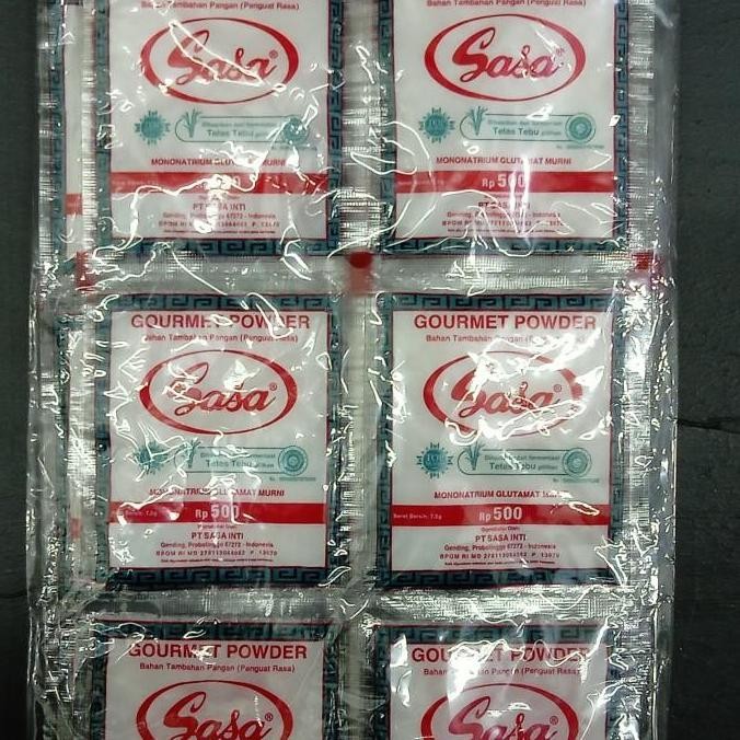 

Sasa penyedap rasa 500 perpack 75gr