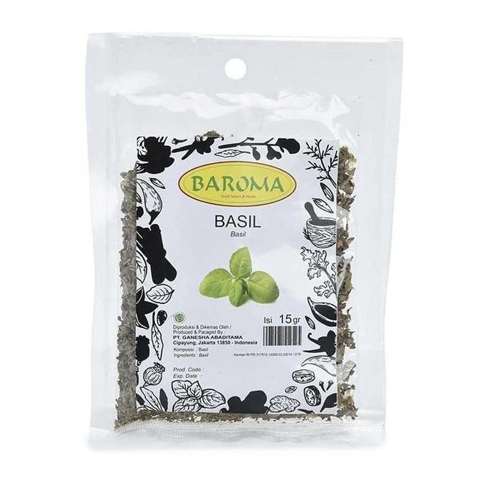 

Baroma Basil Bumbu Masak [15 g] Refill