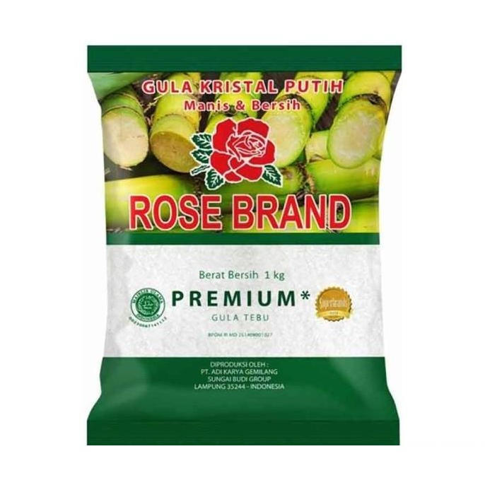 

Gula Pasir Rose Brand - Gula Putih / Kuning - 1 kg