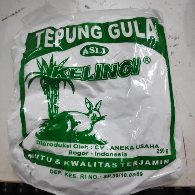 

Tepung Gula Kelinci 250 Gr