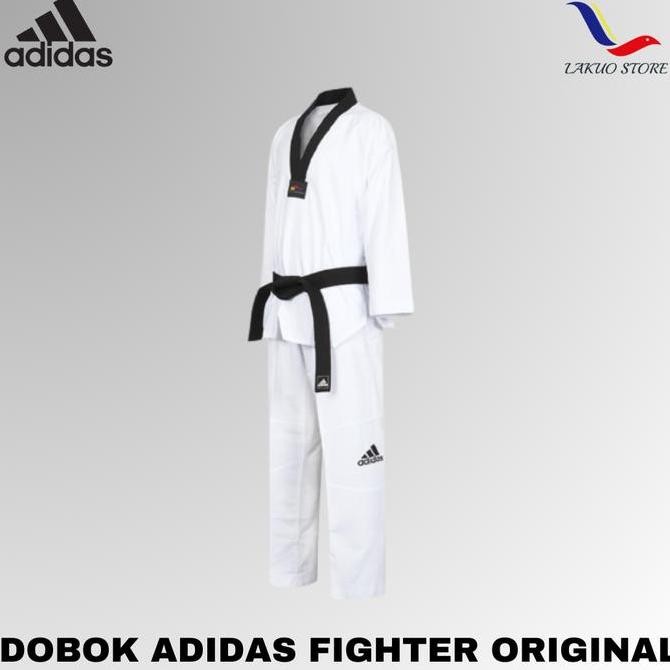 TERBARU DOBOK ADIDAS FIGHTER ORIGINAL made in KOREA / UNIFORM TAEKWONDO ADIDAS