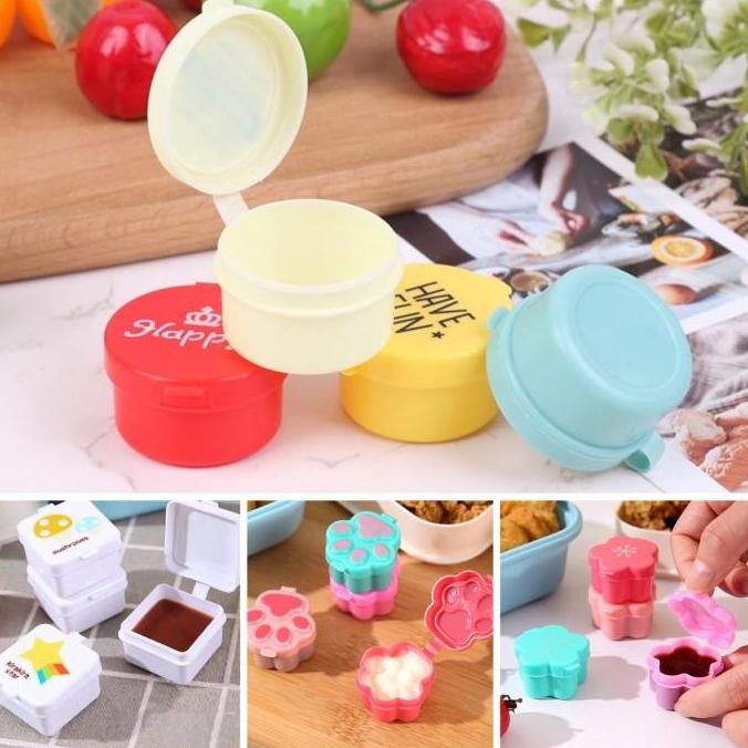 Sauce Cup Bento Wadah Saos Sambal Tomat Mini Lucu