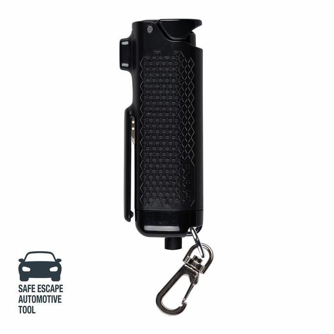 N Sabre Safe Escape 3 In 2 Pepper Gel + Seat Belt Cutter & Window Breaker