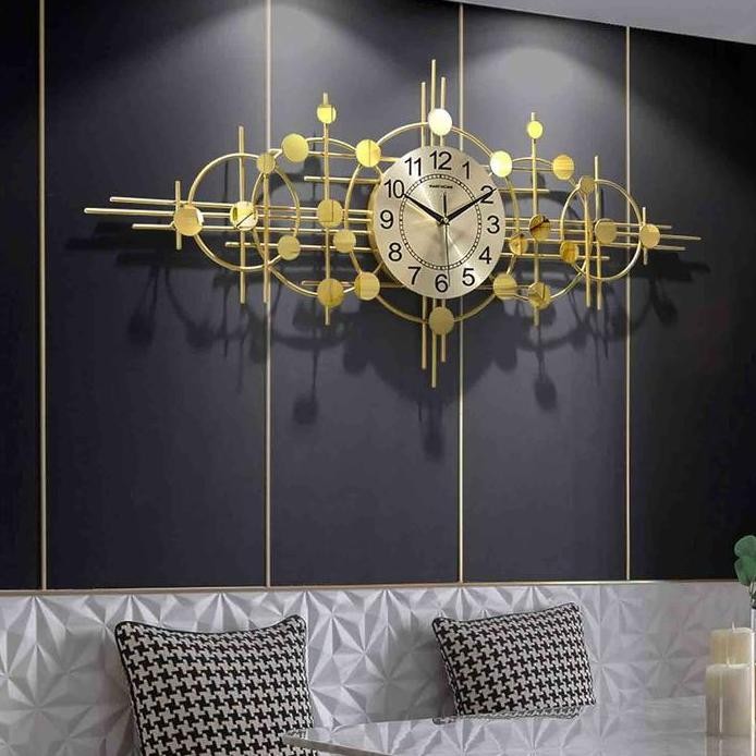 Recomended Jam Dinding 3D Mewah Hiasan Ruang Tamu Kamar / Living Room Wall Clock Dekorasi