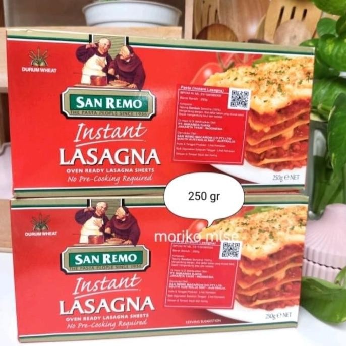 

san remo lasagna instant / lasagna san remo instant / lasagna sheet