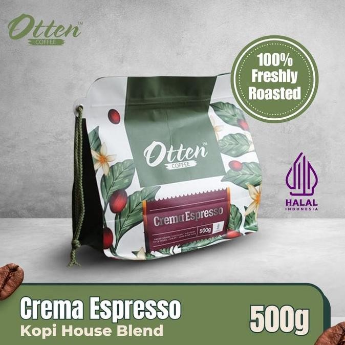 

Kopi Otten Coffee Crema Espresso 500 gram | Biji / Bubuk Kopi Espresso Blend JS