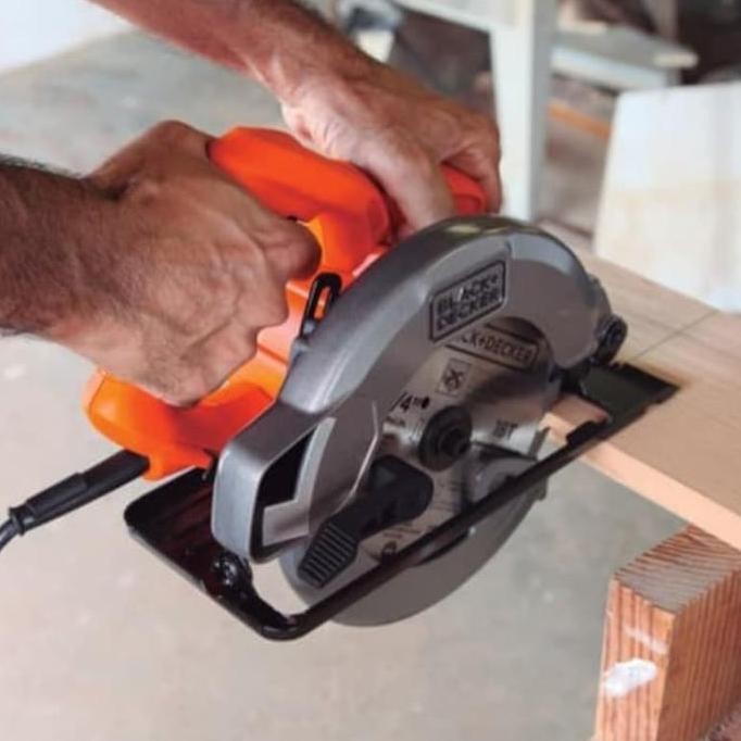 Mesin Gergaji Kayu Circular Saw with 36T Black Decker CS1004 CS 1004 Circle Potong Kayu Wood 7 inch 