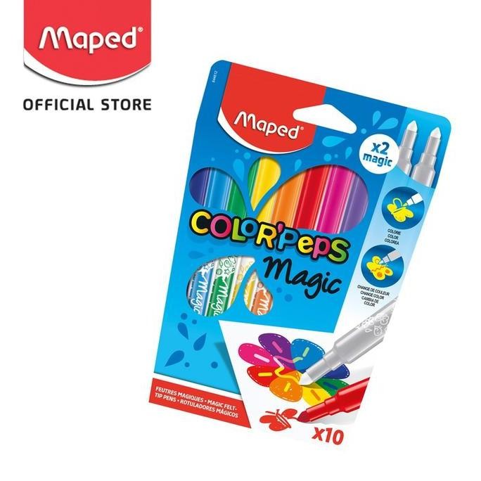 

Maped Spidol Felt Pen Magic Set 10 - Cardboard