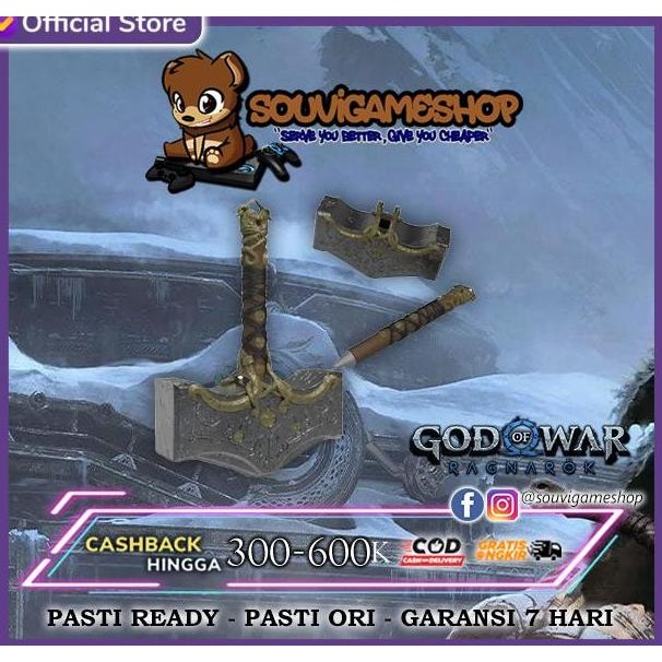 

God of War Ragnarok Pen with stand / Hadiah Official God of War