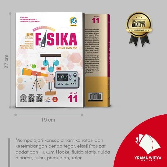 Diskon Yrama Widya - Fisika Sma/Ma Kelas 11 (Premium) Diskon