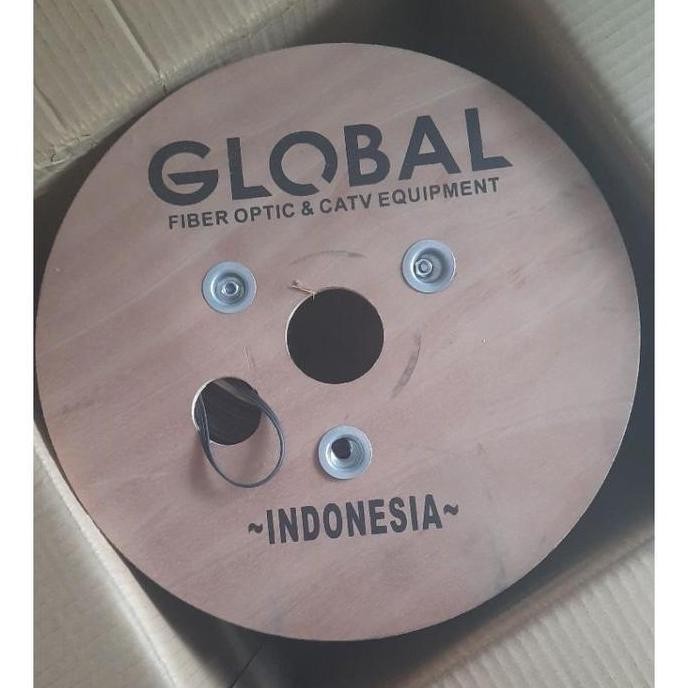 BEBAS ONGKIR - Kabel dropcore FO global spesial type 2core 3kawat panjang 1km