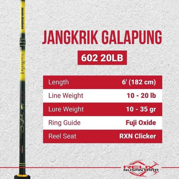 Joran JANGKRIK GALAPUNG 602 20 LB