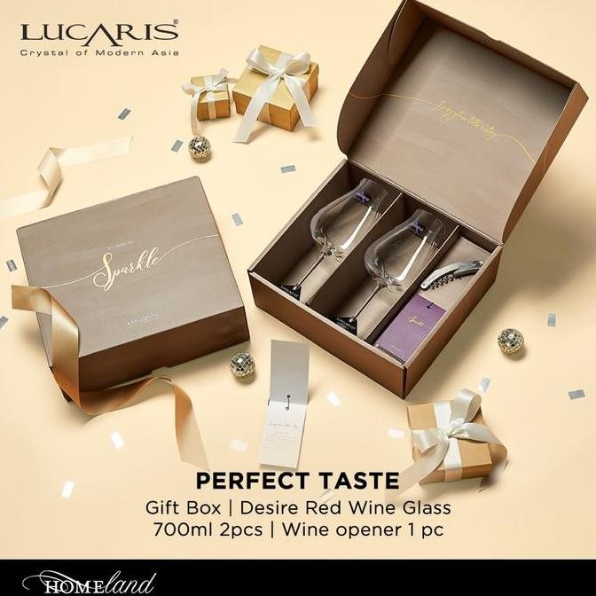 Lucaris Kristal Wine Gift Set / Gelas Wine Set