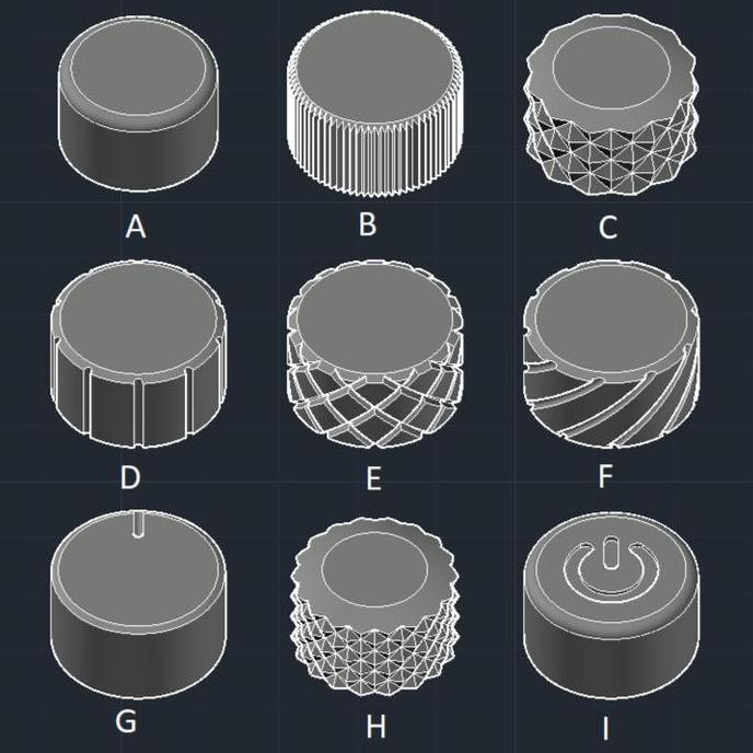 Custom Knob VortexSeries GT-6 GT-8 Mechanical Keyboard / Volume Knob